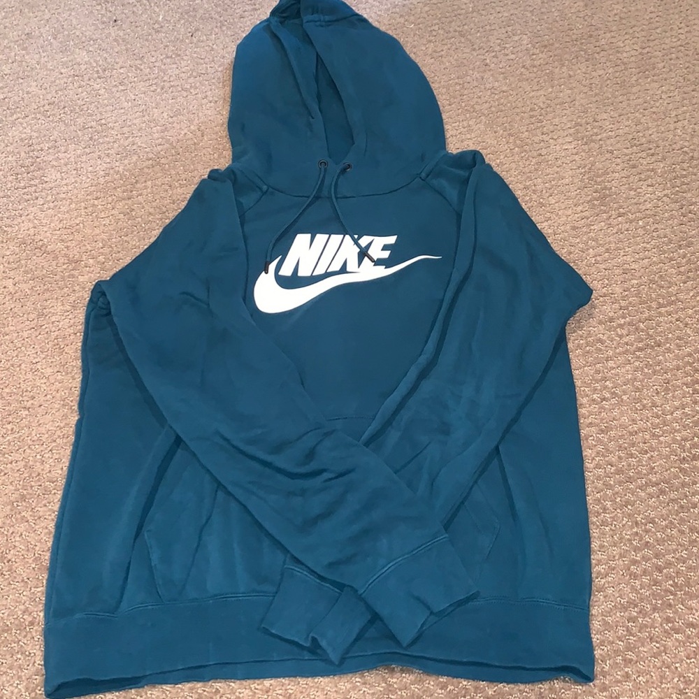 Blue Nike hoodie